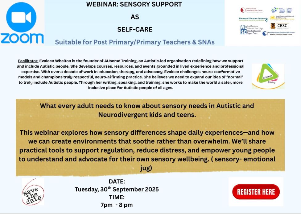 sensory support as self care
